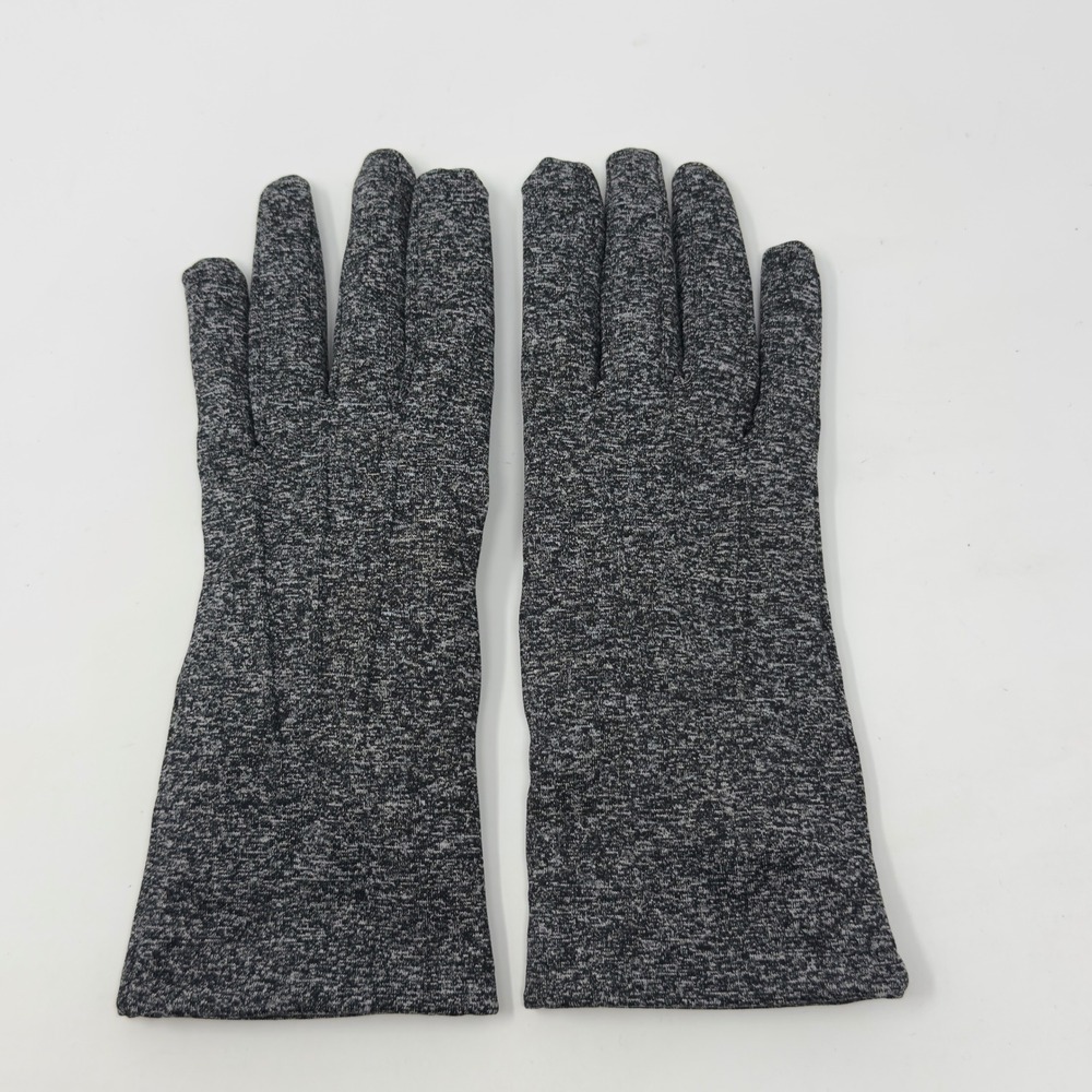 Isotoner Womens SmarTouch Gray Marl Spandex‎ Gloves Fleece Lined Grip 21524 OS - Picture 2 of 7